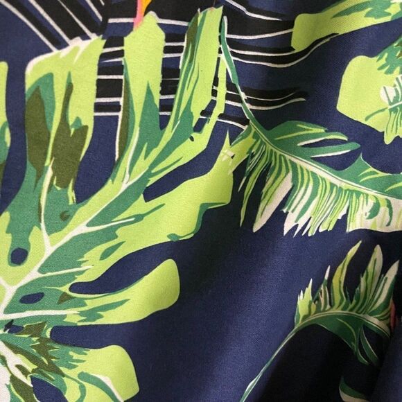 Island Haze Swim Shorts Trunks Mens XL Multicolored Tropical Drawstring Swimwear - Picture 3 of 11